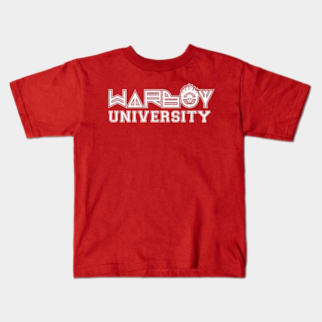 Warboy University - What A Lovely Day Kids T-Shirt by RetroReview